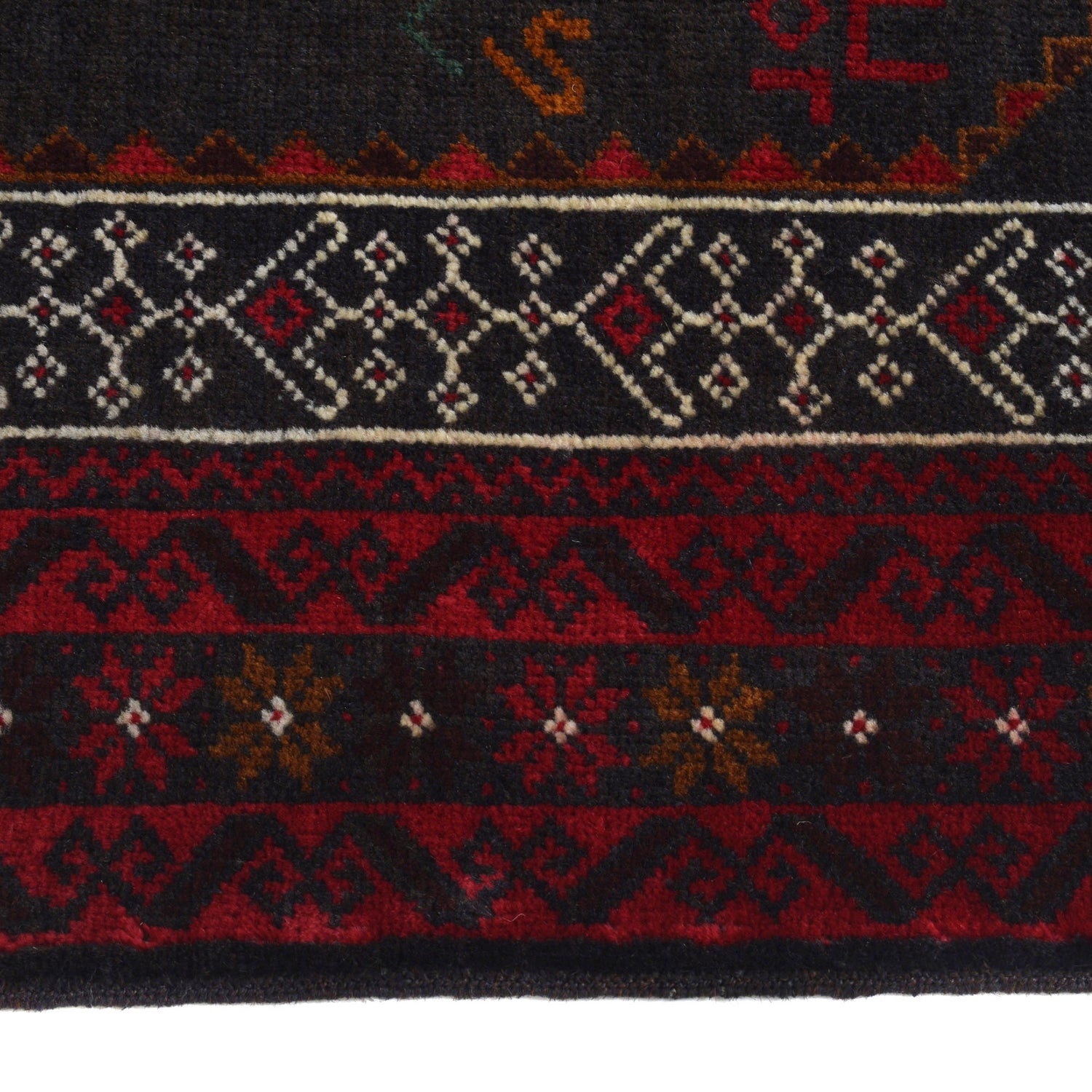 Baluchi Rug Handmade Multi Prayer Design 3x5 ft