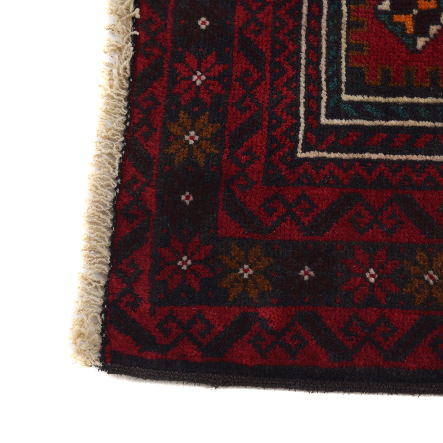 Baluchi Rug Handmade Multi Prayer Design 3x5 ft