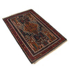 Baluchi Rug Handmade Multi Geometric 3x5 ft