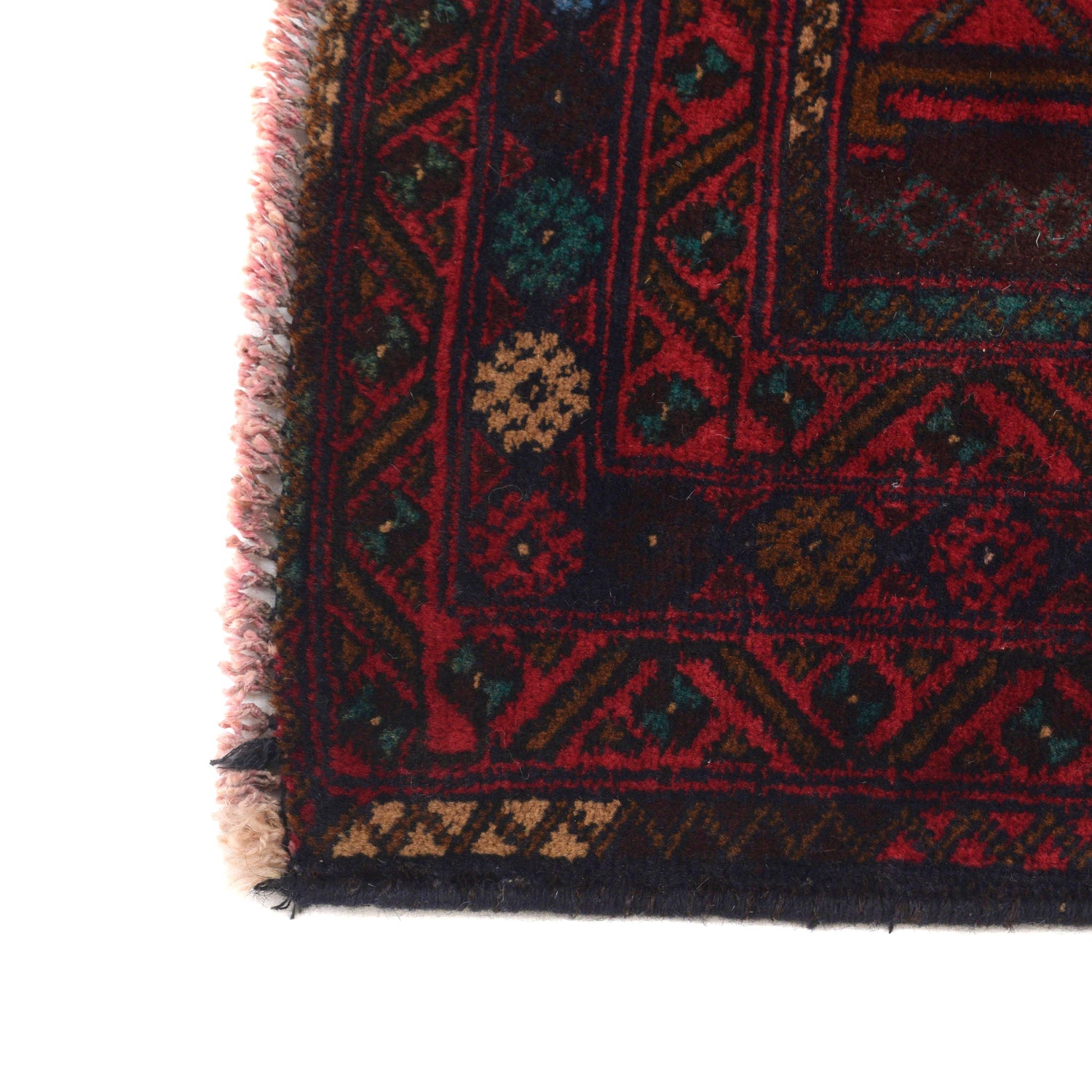 Baluchi Rug Handmade Multi Geometric 3x5 ft