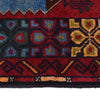 Baluchi Rug Handmade Multi Geometric 3x5 ft