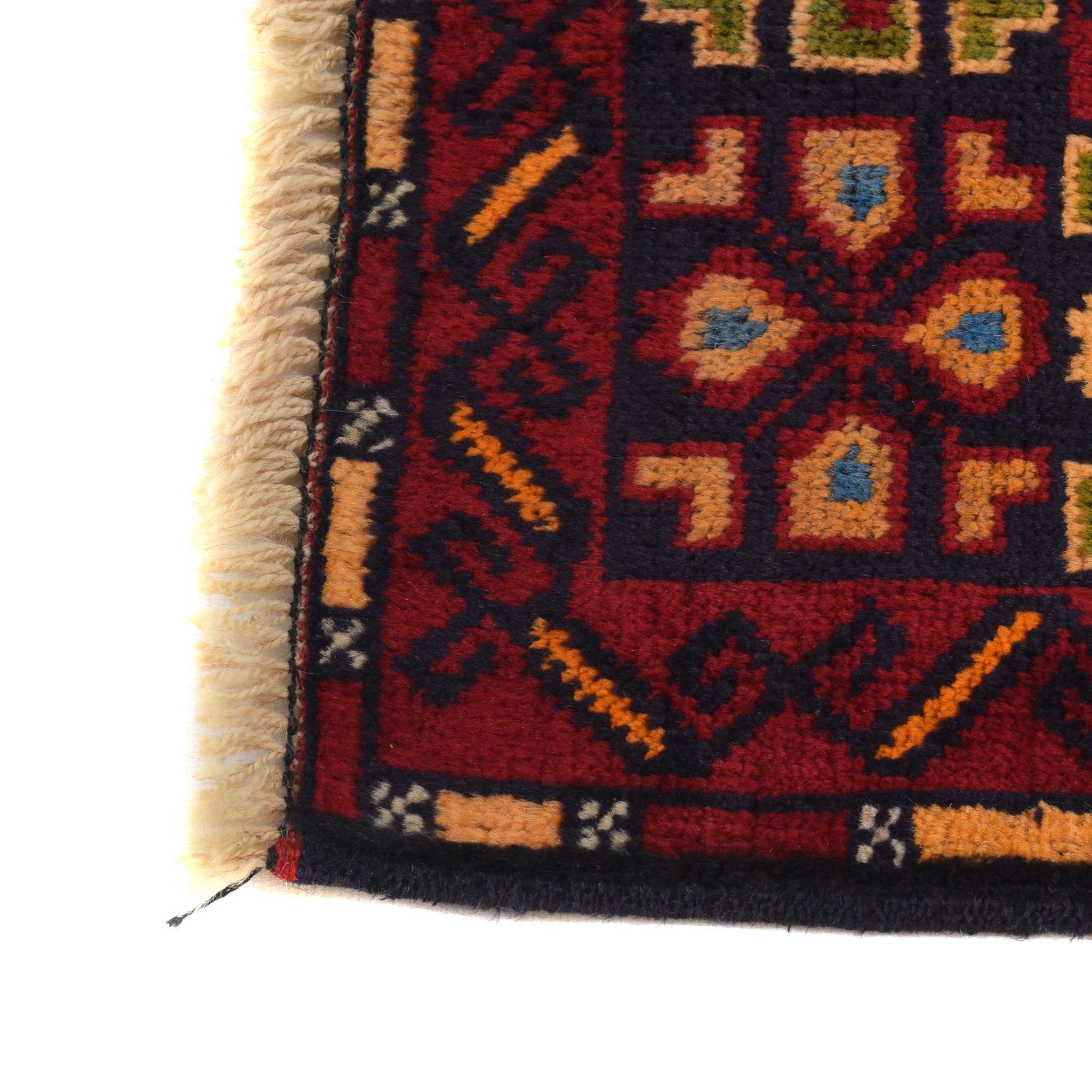 Baluchi Rug Handmade Multi Geometric 3x5 ft