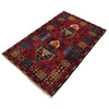 Baluchi Rug Handmade Multi Geometric 3x5 ft