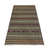 Laghari Kilim Area Rug Handmade Multi Geometric 3x5 ft