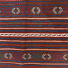 Laghari Kilim Area Rug Handmade Multi Geometric 3x5 ft