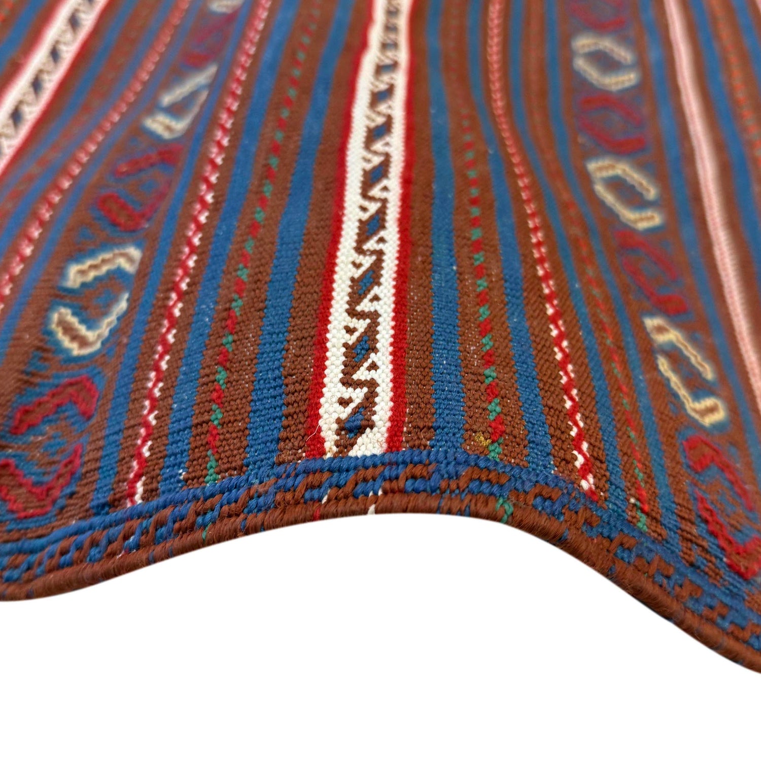 Laghari Kilim Area Rug Handmade Multi Geometric 3x5 ft