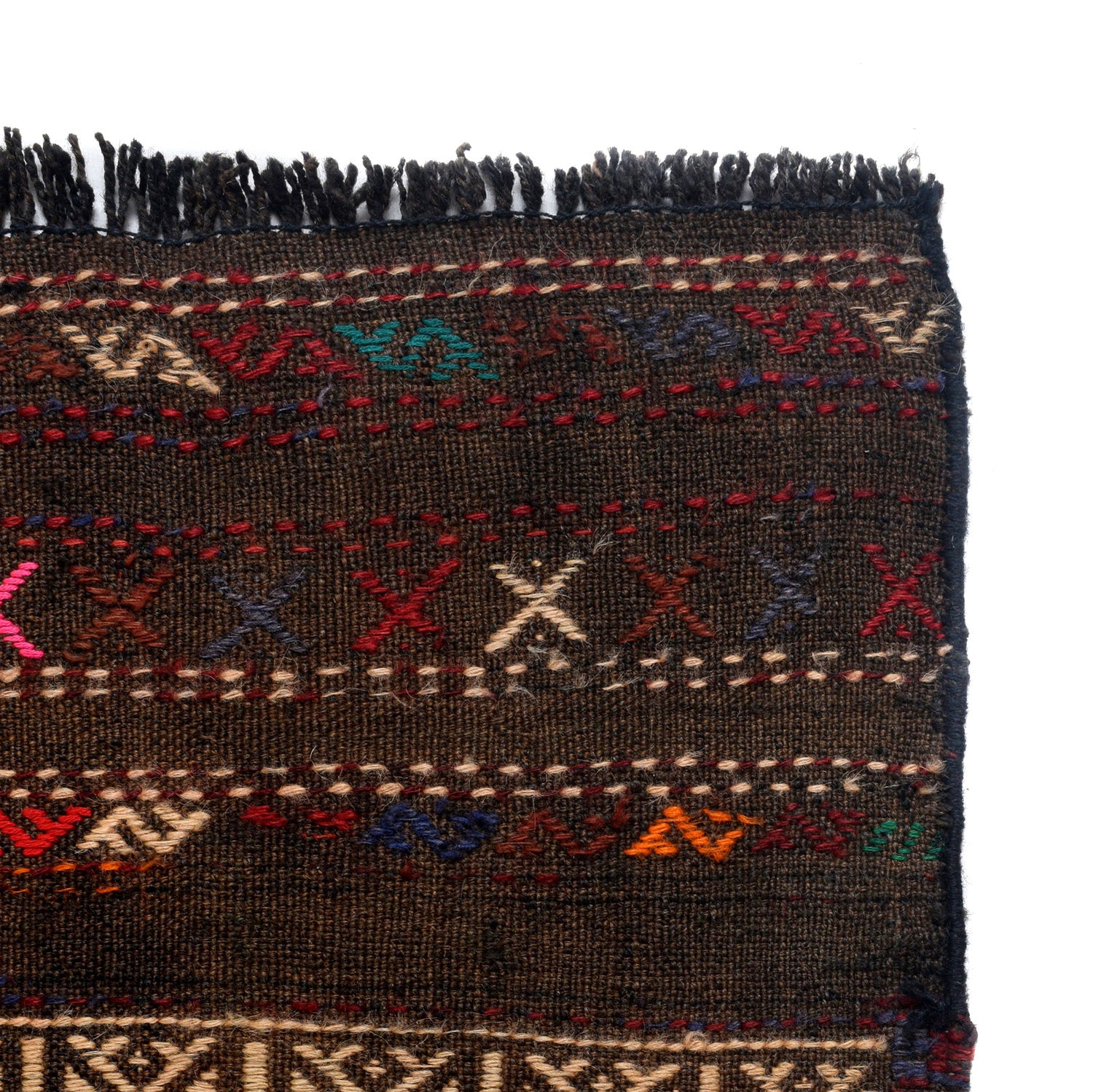 Suzuni Kilim Runner Handmade Multi 6x9 ft