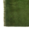 Overdyed Area Rug Handmade Green Geometric 3x5 ft