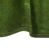 Overdyed Area Rug Handmade Green Geometric 3x5 ft