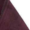 Overdyed Area Rug Handmade Purple Geometric 3x5 ft