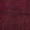 Overdyed Area Rug Handmade Purple Geometric 2x4 ft