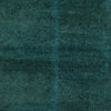 Overdyed Area Rug Handmade Blue Geometric 2x4 ft
