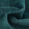 Overdyed Area Rug Handmade Blue Geometric 2x4 ft