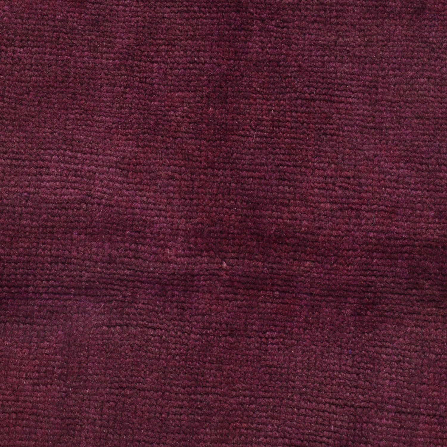 Overdyed Area Rug Handmade Purple Geometric 3x5 ft