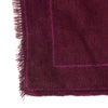 Overdyed Area Rug Handmade Purple Geometric 3x5 ft