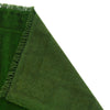 Overdyed Area Rug Handmade Green Geometric 2x4 ft