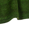 Overdyed Area Rug Handmade Green Geometric 2x4 ft