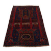 Baluchi Rug Handmade Multi Prayer Design 3x5 ft