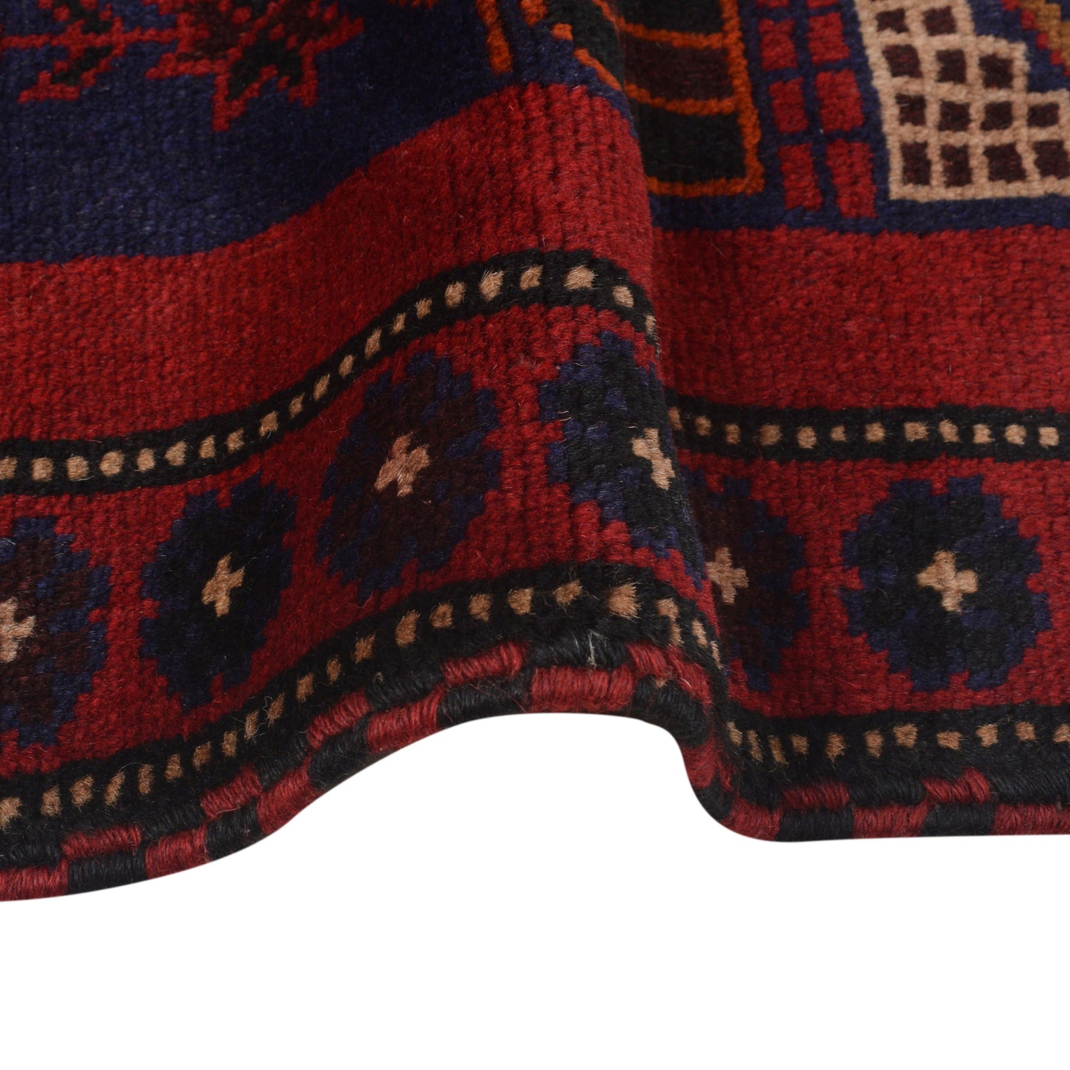 Baluchi Rug Handmade Multi Prayer Design 3x5 ft