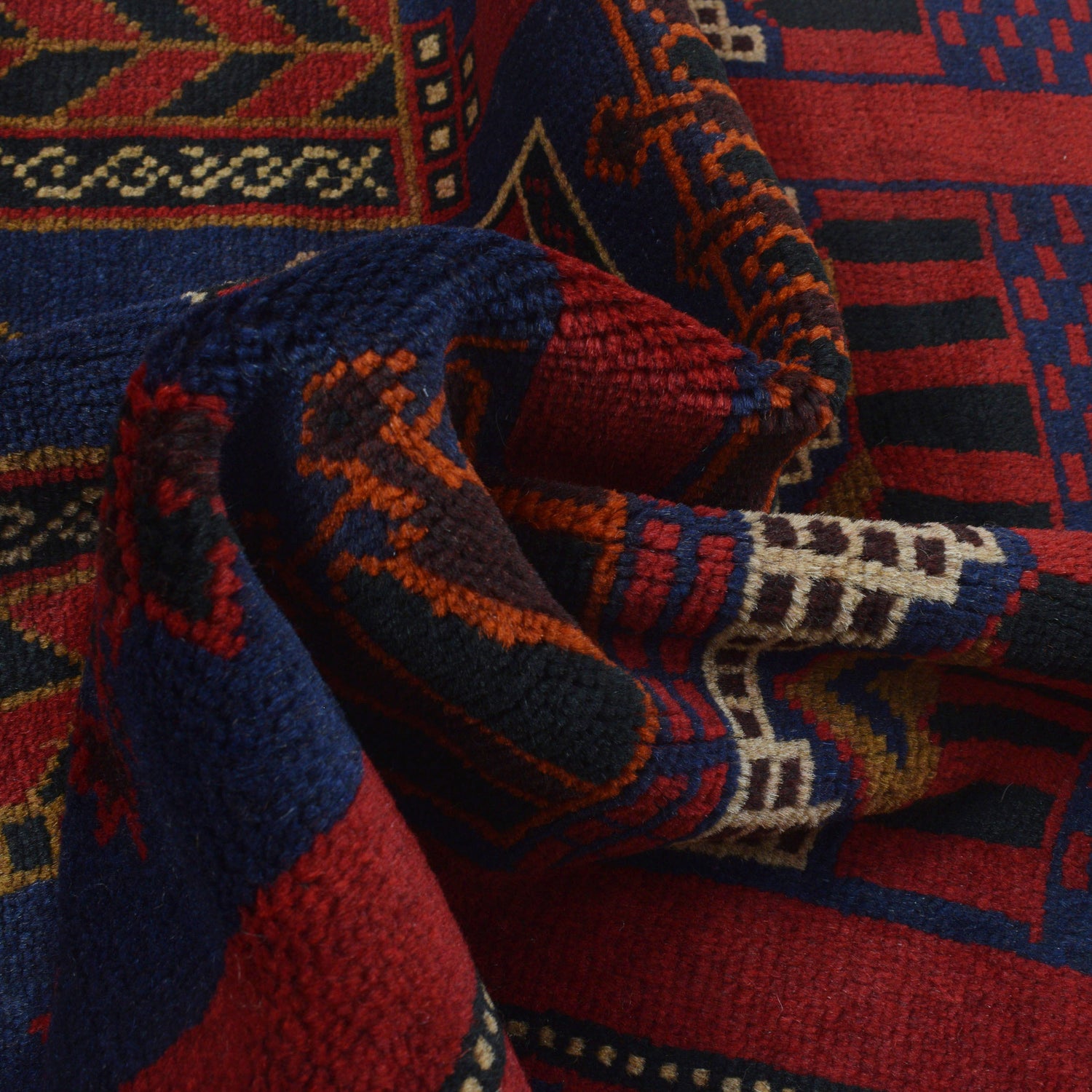 Baluchi Rug Handmade Multi Prayer Design 3x5 ft