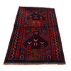 Baluchi Rug Handmade Red Prayer Design 3x5 ft