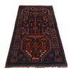 Baluchi Rug Handmade Multi Prayer Design 3x5 ft