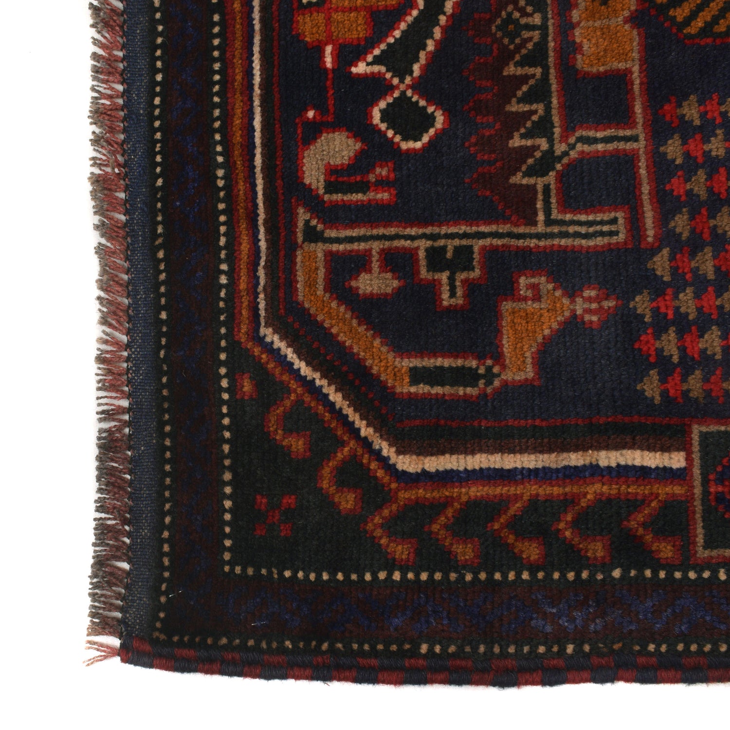 Baluchi Rug Handmade Multi Prayer Design 3x5 ft