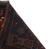 Baluchi Rug Handmade Multi Prayer Design 3x5 ft