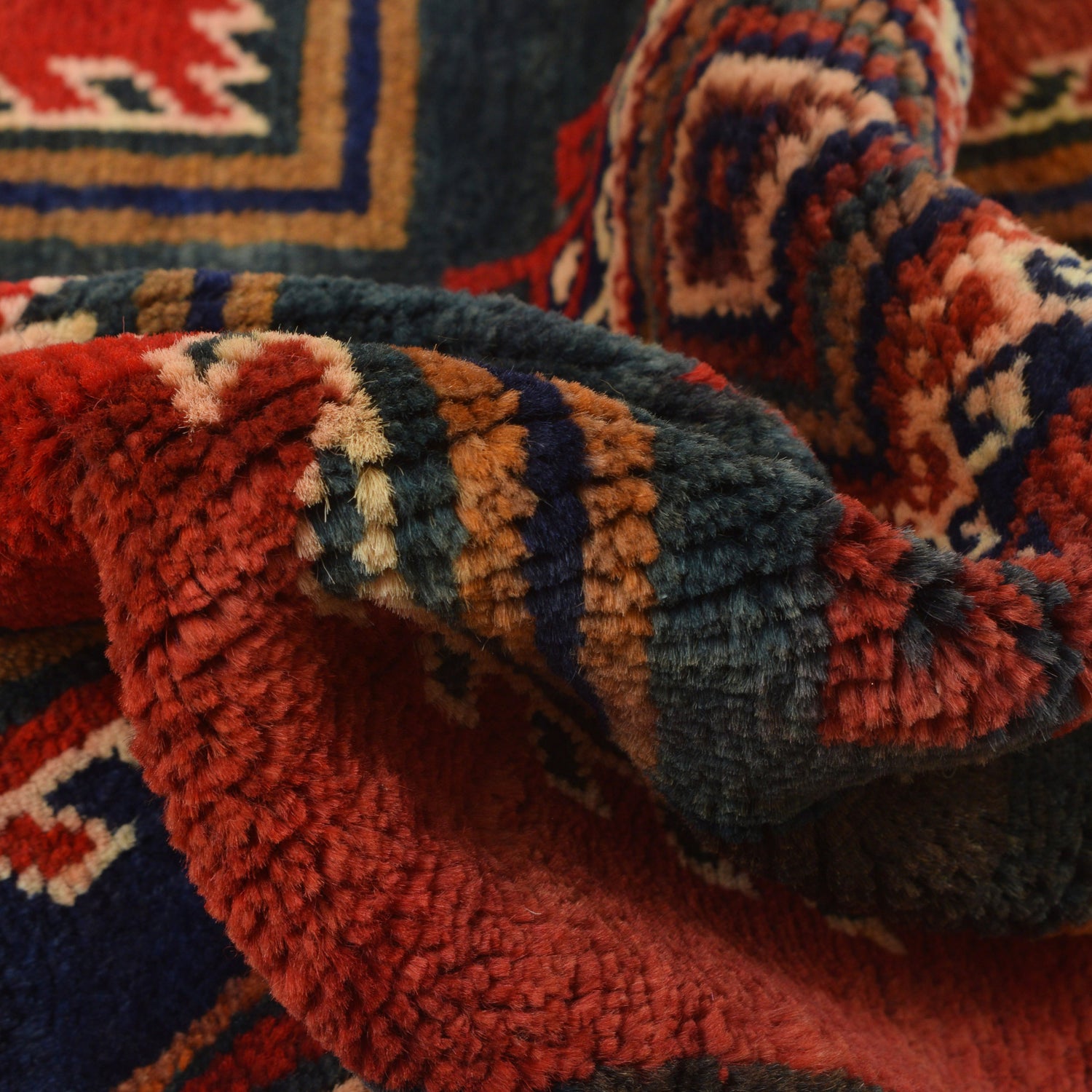 Baluchi Rug Handmade Multi Floral 2x4 ft