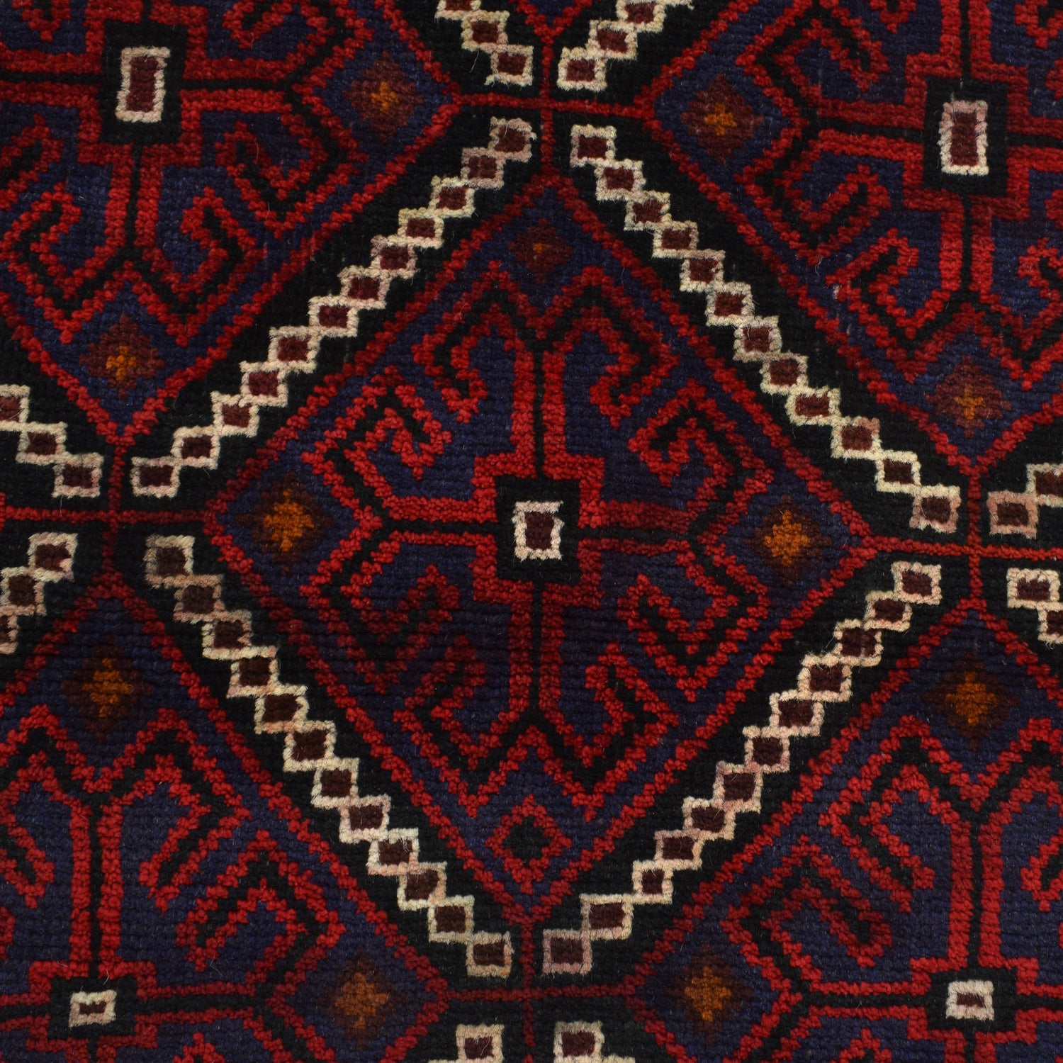Baluchi Rug Handmade Multi Geometric 3x5 ft