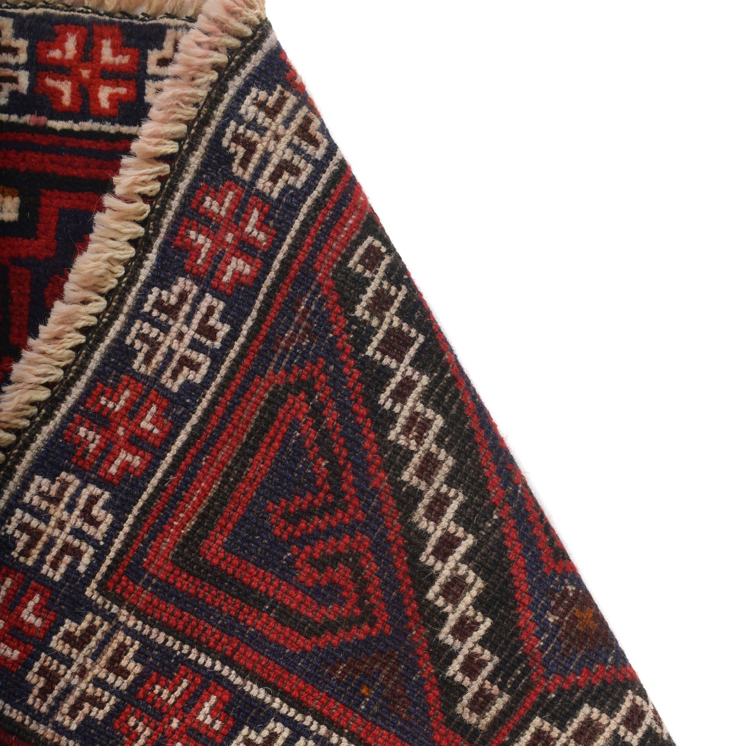 Baluchi Rug Handmade Multi Geometric 3x5 ft