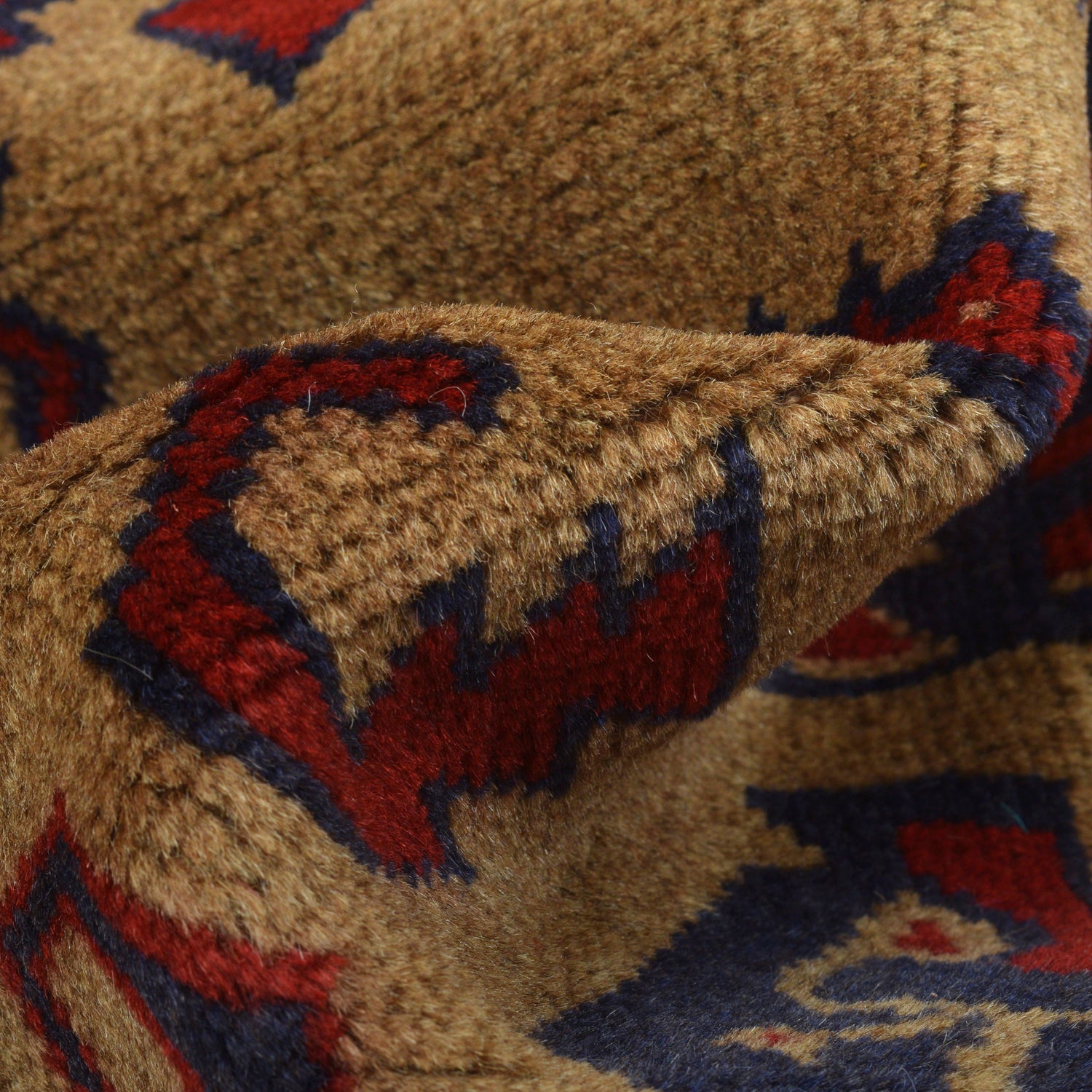 Baluchi Rug Handmade Beige Prayer Design 2x4 ft
