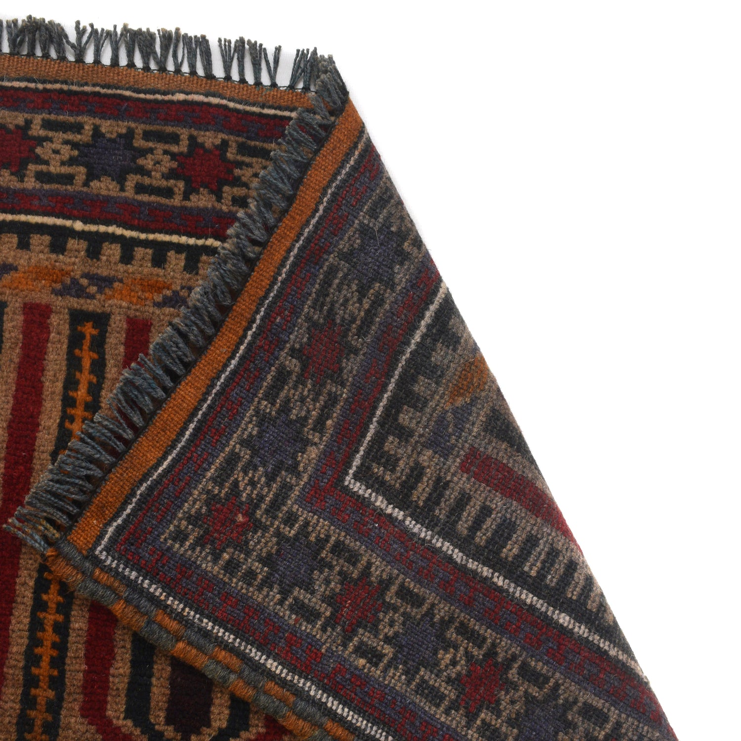 Baluchi Rug Handmade Multi Prayer Design 3x5 ft