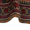 Baluchi Rug Handmade Multi Prayer Design 3x5 ft