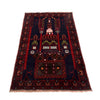 Baluchi Rug Handmade Multi Prayer Design 3x5 ft