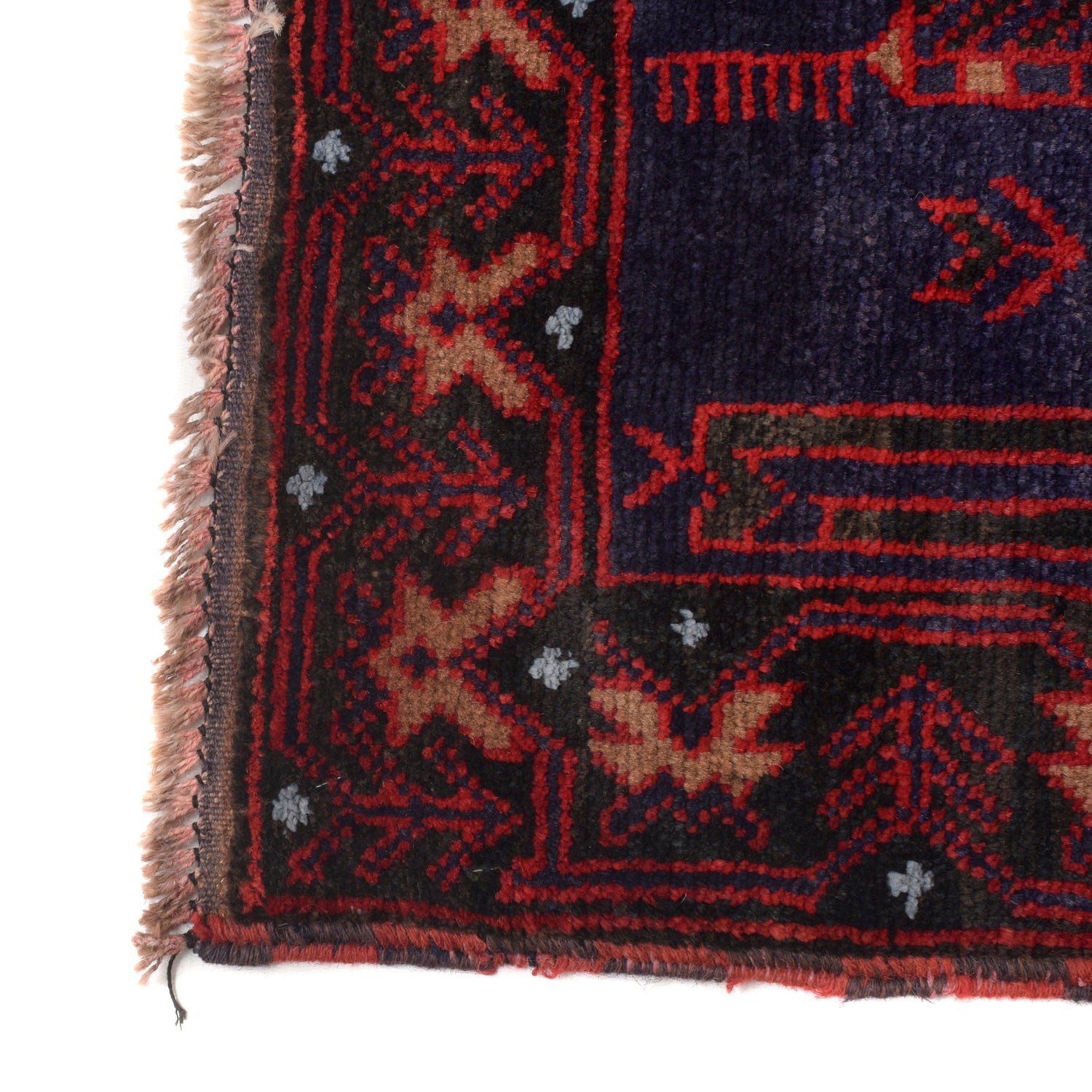 Baluchi Rug Handmade Multi Prayer Design 3x5 ft