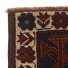 Baluchi Rug Handmade Multi Prayer Design 3x5 ft