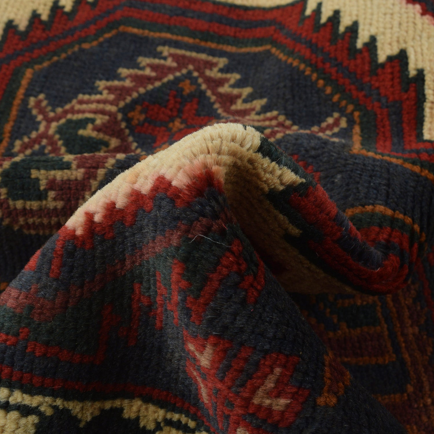 Baluchi Rug Handmade Multi Prayer Design 3x5 ft