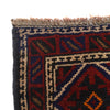 Baluchi Rug Handmade Red Floral 2x4 ft