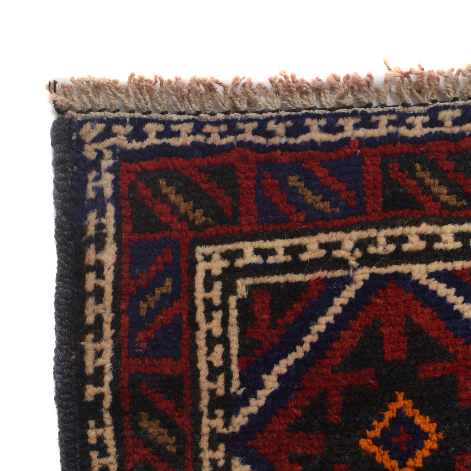 Baluchi Rug Handmade Red Floral 2x4 ft