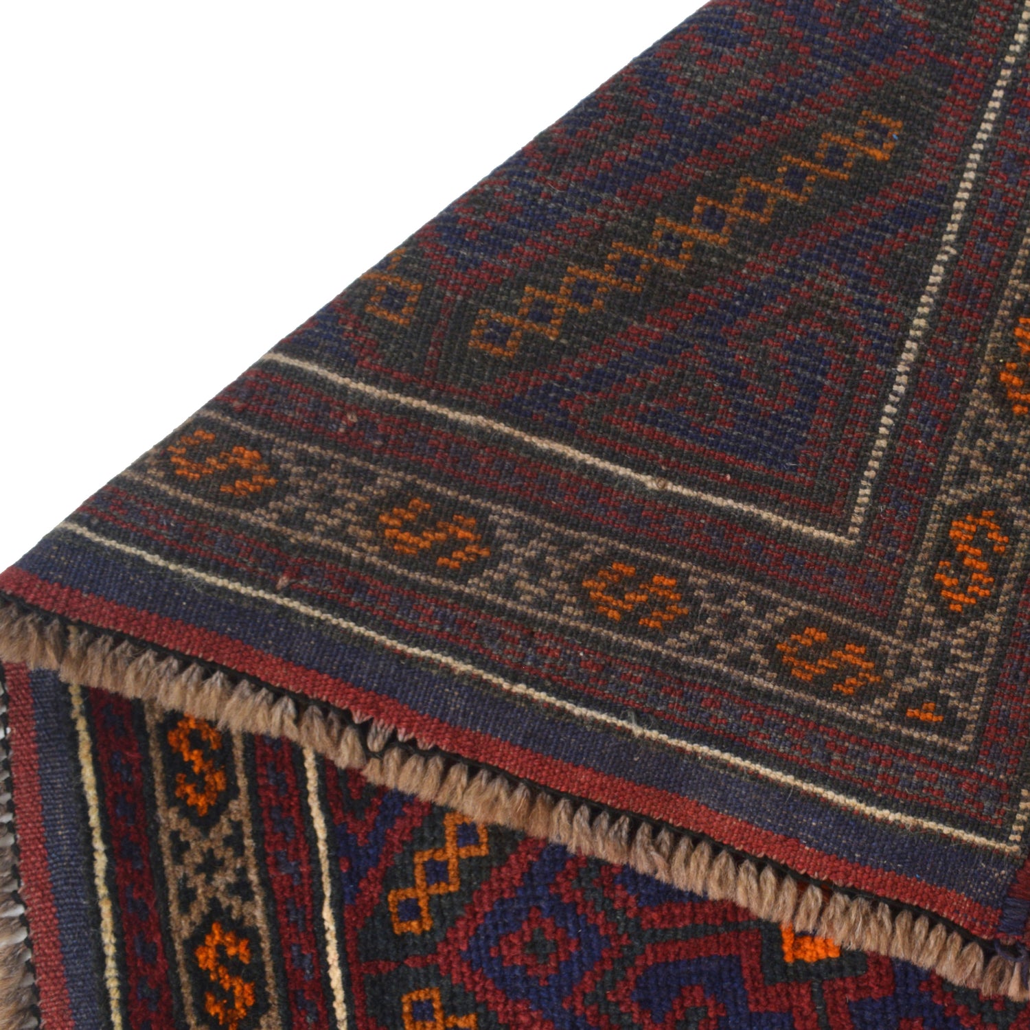 Baluchi Rug Handmade Multi Geometric 3x5 ft