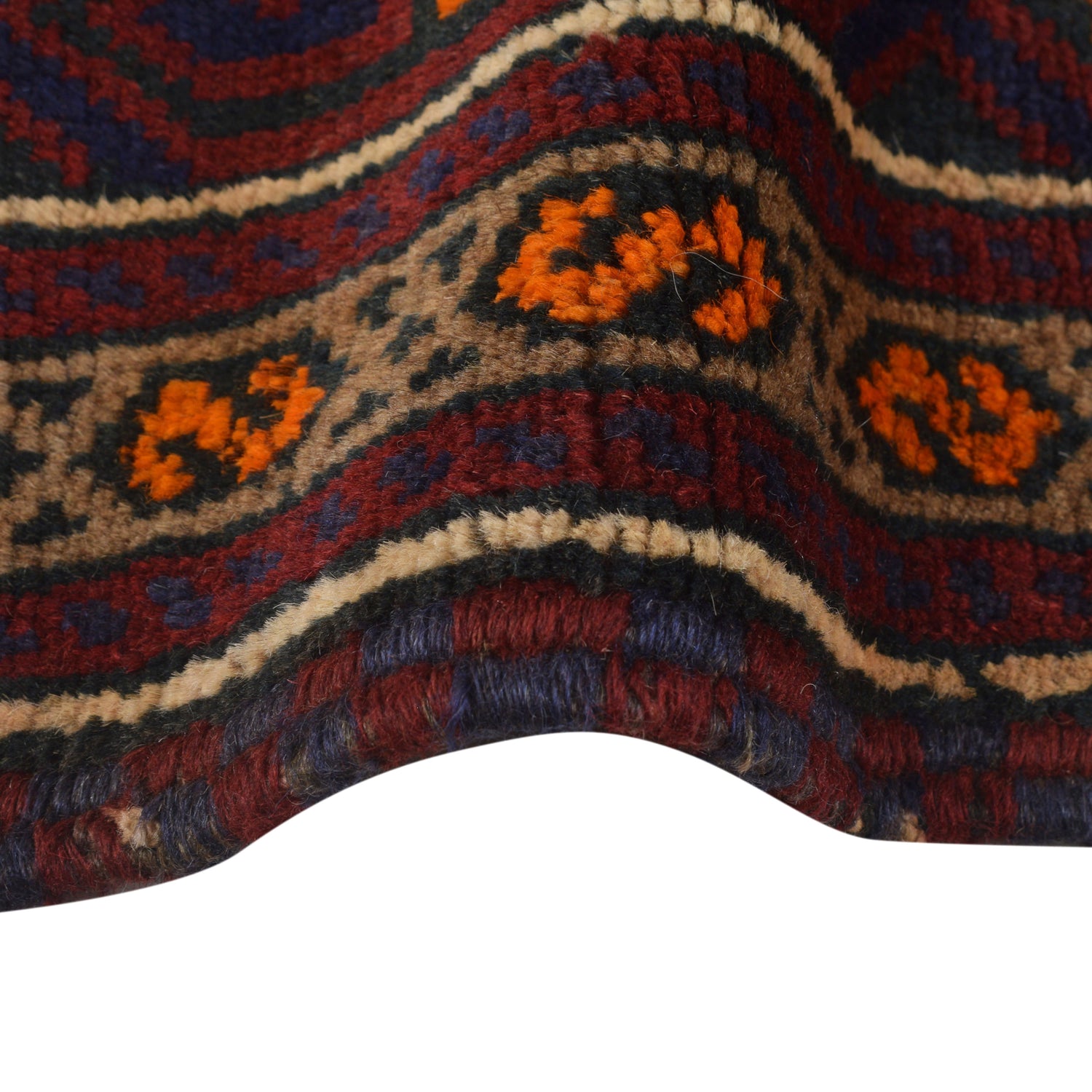 Baluchi Rug Handmade Multi Geometric 3x5 ft
