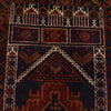 Baluchi Rug Handmade Multi Prayer Design 3x5 ft