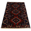 Baluchi Rug Handmade Multi Geometric 3x5 ft