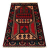 Baluchi Rug Handmade Multi Prayer Design 3x5 ft