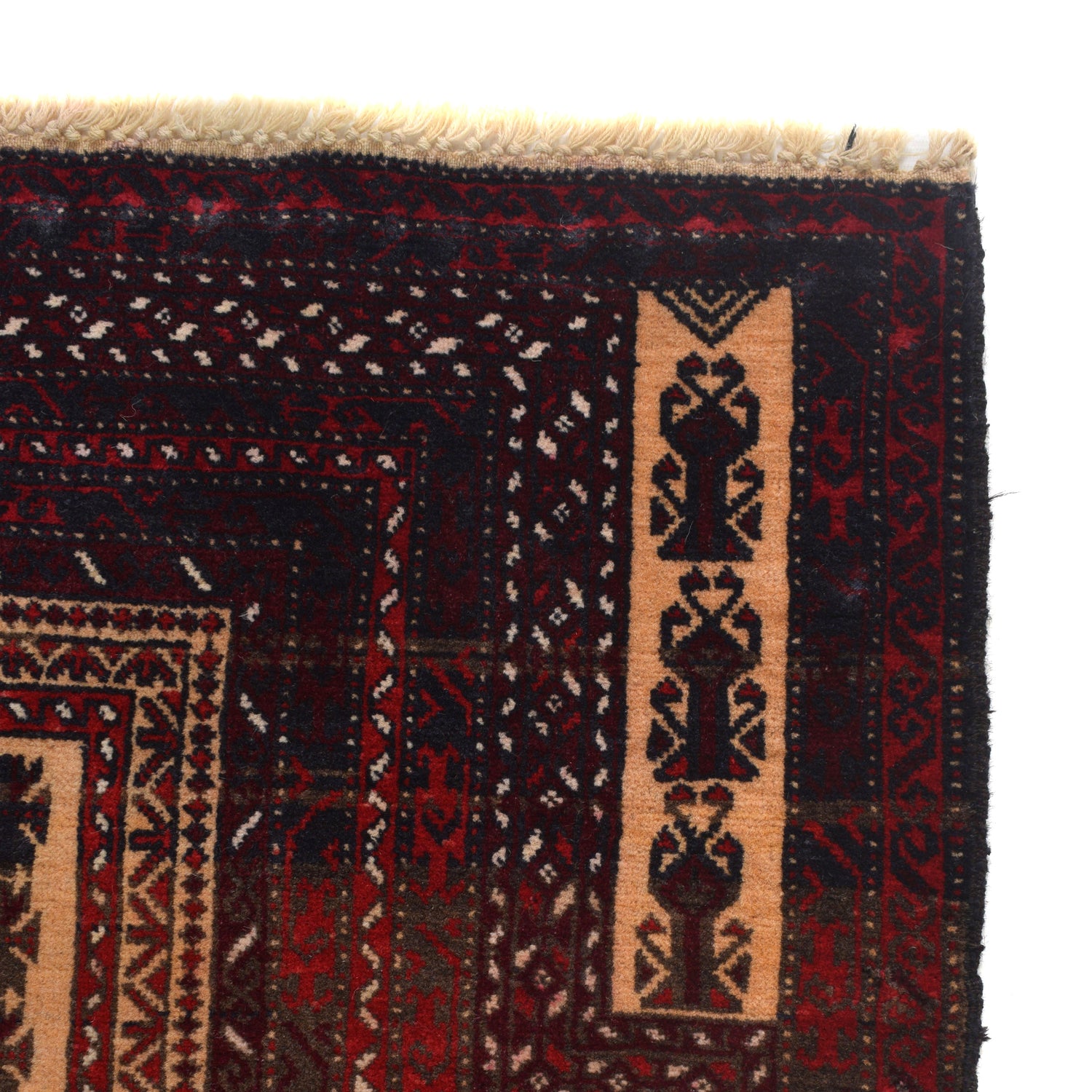 Baluchi Rug Handmade Multi Prayer Design 2x4 ft
