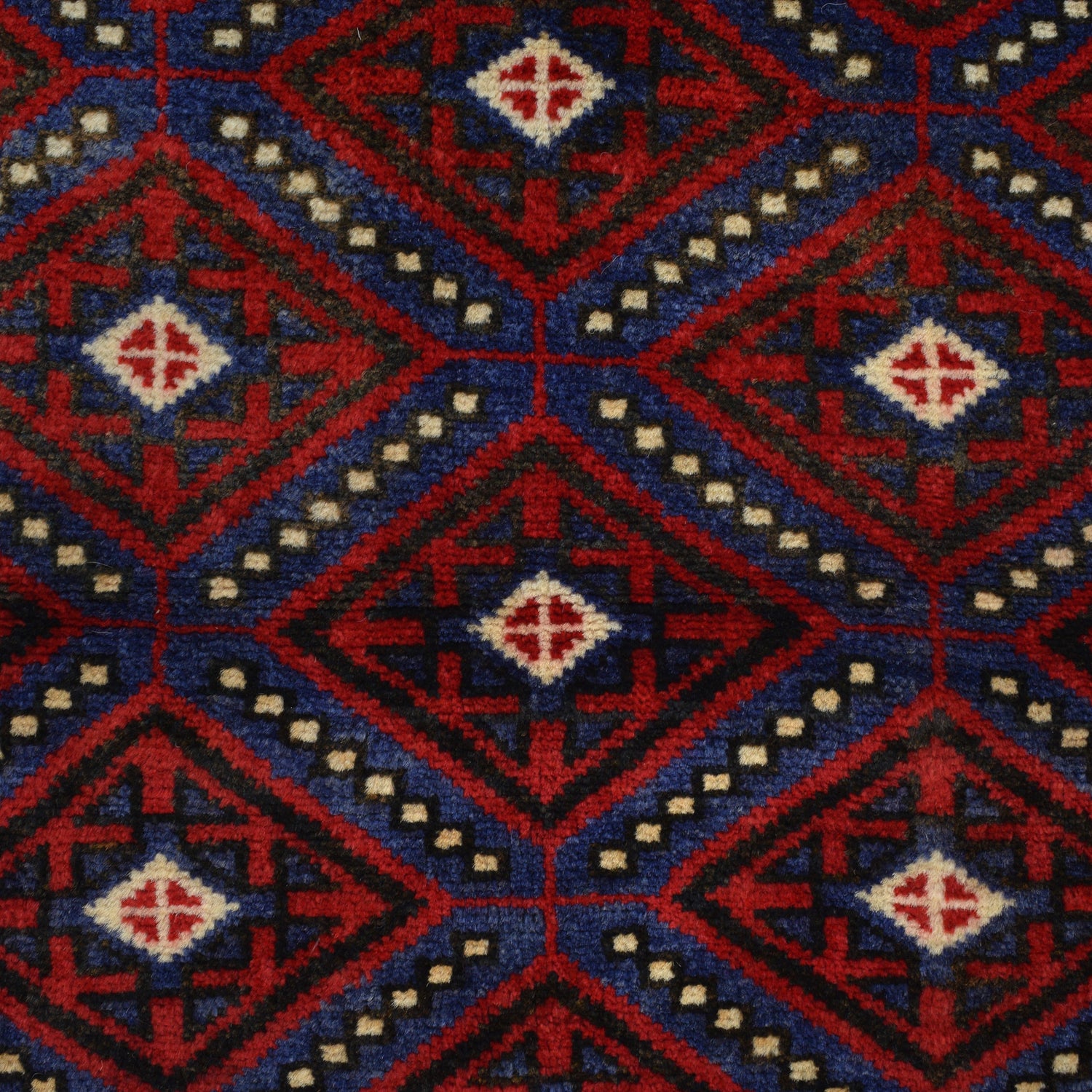 Baluchi Rug Handmade Multi Geometric 3x5 ft