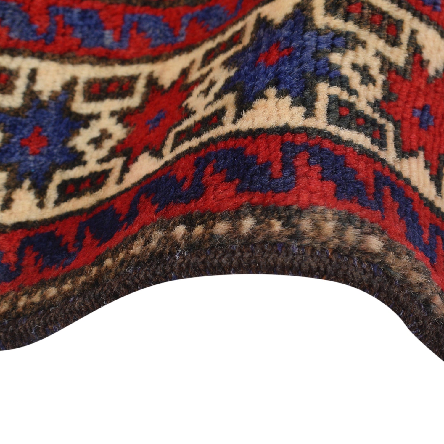 Baluchi Rug Handmade Multi Geometric 3x5 ft