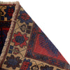 Baluchi Rug Handmade Red Prayer Design 2x4 ft