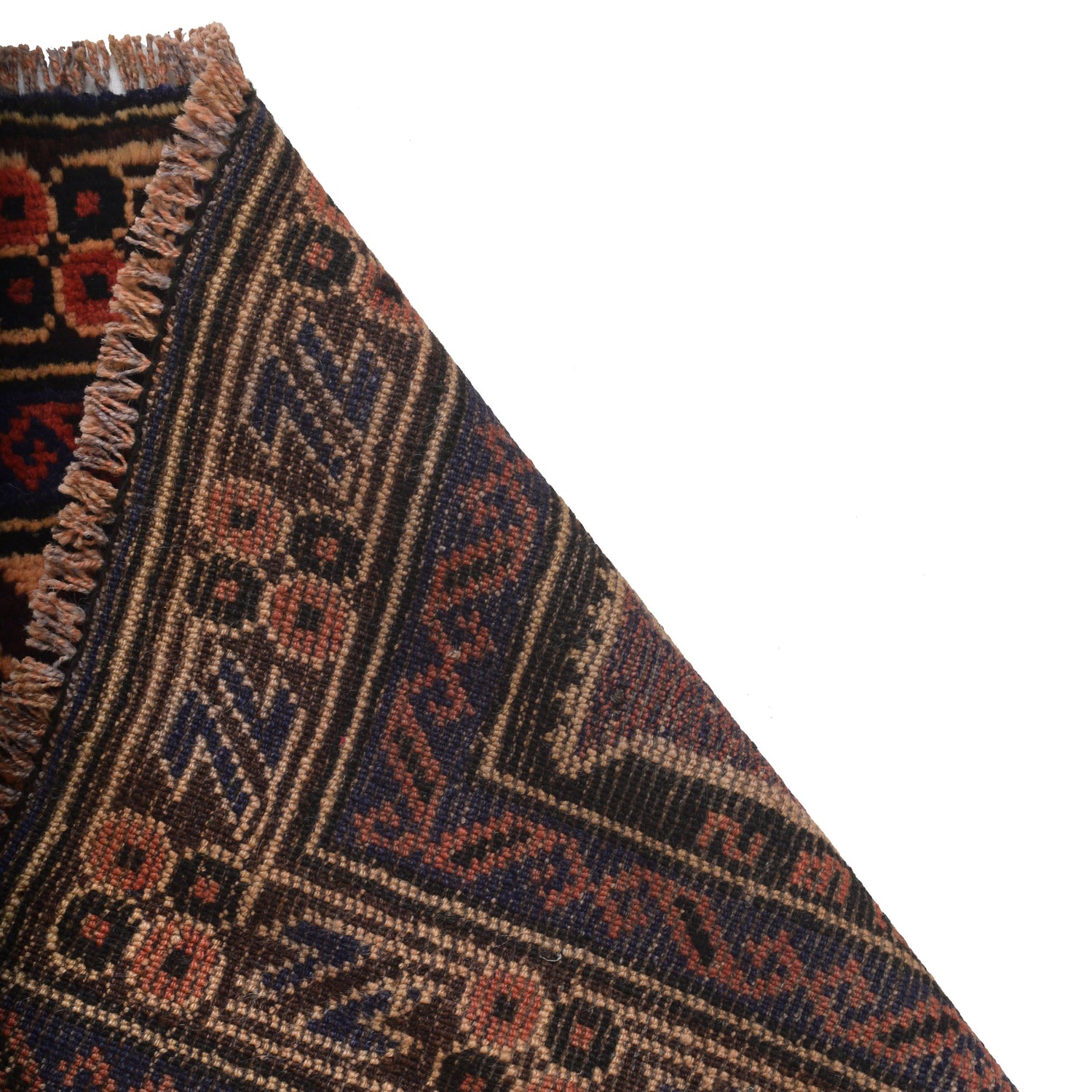 Baluchi Rug Handmade Multi Prayer Design 2x4 ft